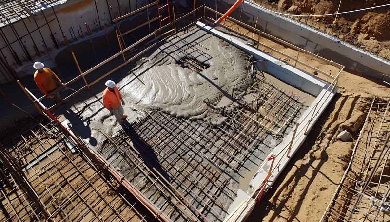 Concrete Foundation Pouring
