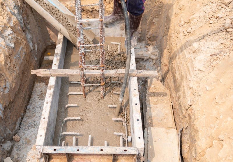 Concrete Foundation Pouring detail